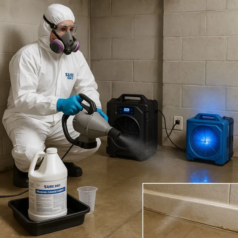 Sanitization and Odor Removal process in Parker County, TX