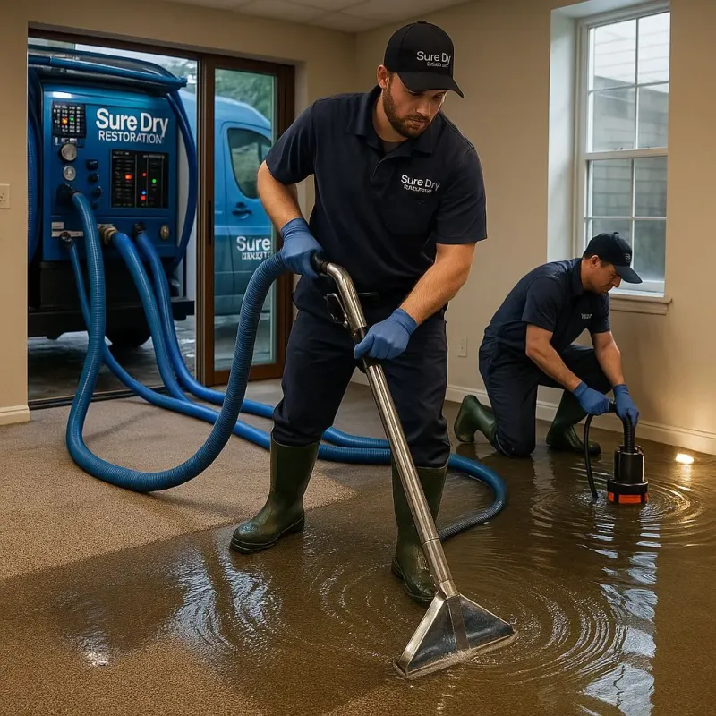Water Extraction and Removal process in Parker County, TX